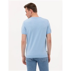 Açık Mavi Slim Fit Kazak