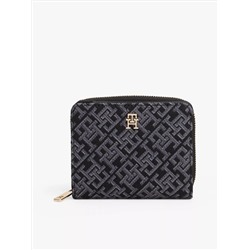 Jacquard Monogram Medium Zip Wallet