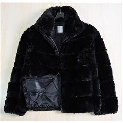 Утепленная демисезонная шубка из искусственного меха Pierr*e Cardi*n