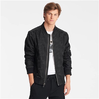 CAMO BOMBER JACKET