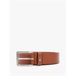 Contrast Buckle Leather Belt