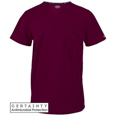 Dickies EDS Signature Scrubs STRETCH Men's V-Neck Top