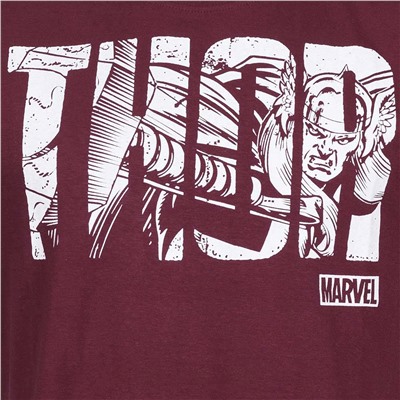 THOR MARVEL Text Herren T-Shirt FBMTS312GAR