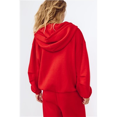 SUDADERA OVERSIZE CREMALLERA