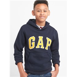 Logo fleece hoodie