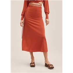 Falda aplique metálico -  Mujer | MANGO OUTLET Melilla