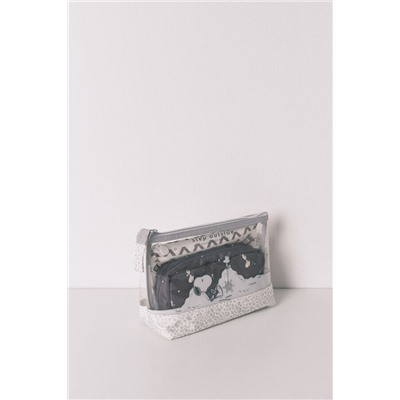 Pack 3 neceseres Snoopy estampado animal