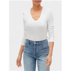 Long Sleeve V-Neck T-Shirt