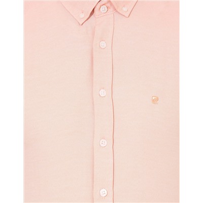 Turuncu Slim Fit Oxford Gömlek