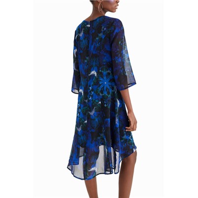 Vestido largo mandalas tie dye