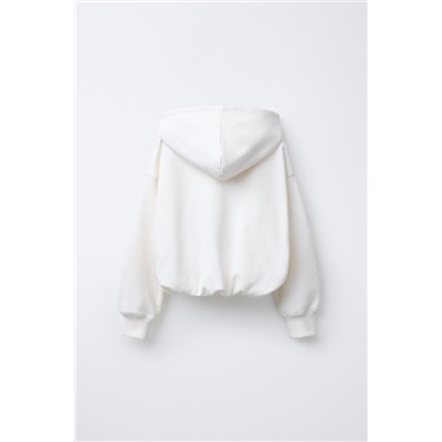 SUDADERA GLOBO CAPUCHA ESTAMPADA