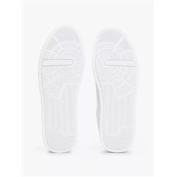 Coated Leather Court Sneaker