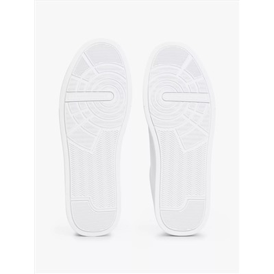 Coated Leather Court Sneaker