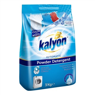 3 кг KALYON СИНИЙ Стиральный порошок