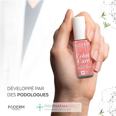 Poderm Vernis Tea Tree Color Care Or Rose Brillant n°217 8ml