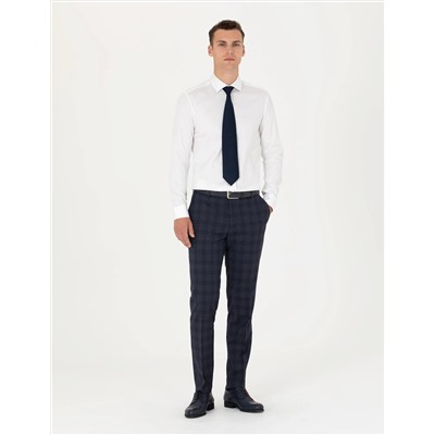 Beyaz Ex. Slim Fit Uzun Kollu Basic Gömlek