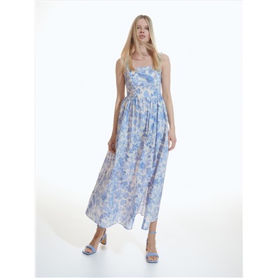Maxikleid aus Baumwolle