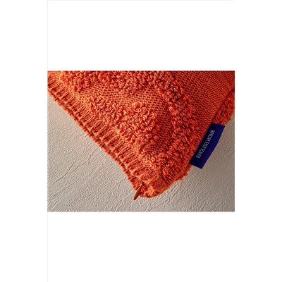 English Home Luwrap Triko Kırlent Kılıfı Kiremit 10040619