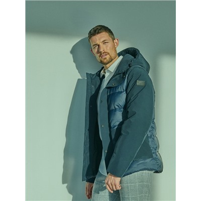 Jacke aus Materialmix