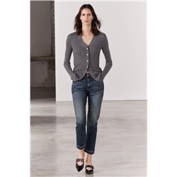 ZW COLLECTION LOOSE SLIM FIT MID-RISE JEANS