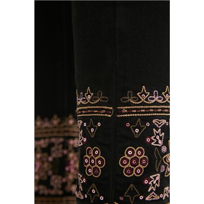 Vaquero skinny bordado