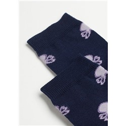 Kurze Socken mit Allover-Muster für Kinder