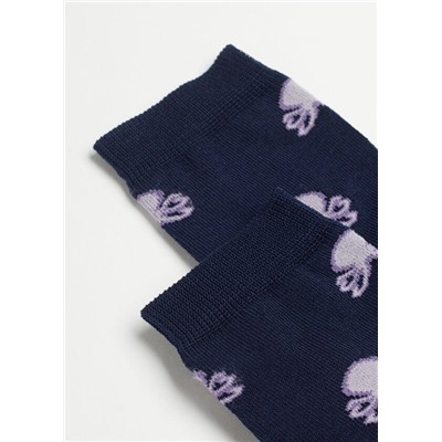 Kurze Socken mit Allover-Muster für Kinder