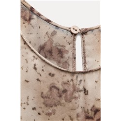 ZW COLLECTION FLOWING CAPE BLOUSE