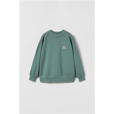 SUDADERA LAVADA ETIQUETA