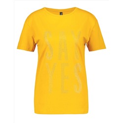 Damen T-Shirt mit Message-Print