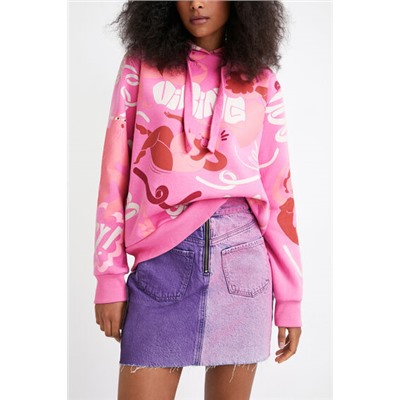 Sudadera oversize multicolor