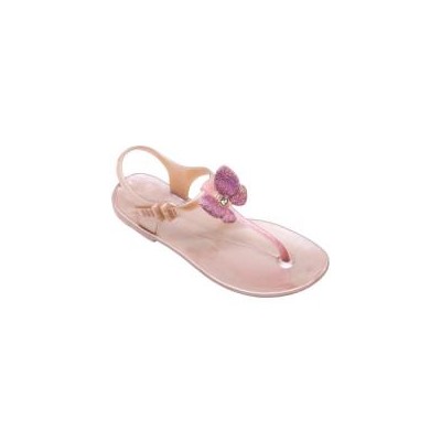 Сандалии Zhoelala New Butterfly (Бежевые - Розовые) / Zhoelala New Butterfly (Beige - Pink)