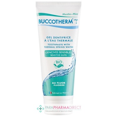 Buccotherm Gel Dentifrice - Gencives Sensibles - Au Fluor - BIO 75 ml