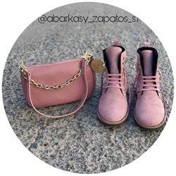 AB.Z. 27001/2 ROSE — С ДВОЙНЫМИ ШНУРКАМИ+AB.Z · Pelle · 21-35 (350)