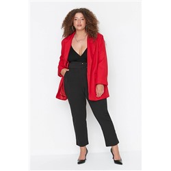 Trendyol Curve Siyah Dokuma Pantolon TBBAW23AR00014