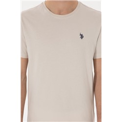 Erkek Regular Fit Bisiklet Yaka Taş Basic Tişört
