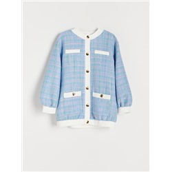 Blazer aus Strukturstoff