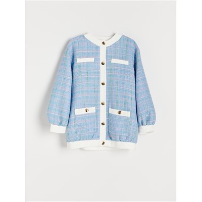 Blazer aus Strukturstoff
