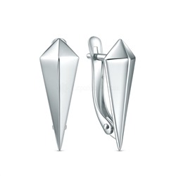 Серьги из серебра родированные 220-10-226р