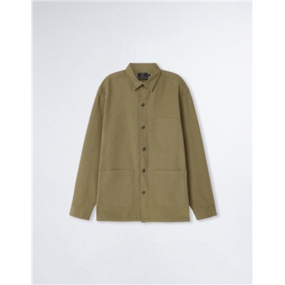 Overshirt, Men, Dark Green