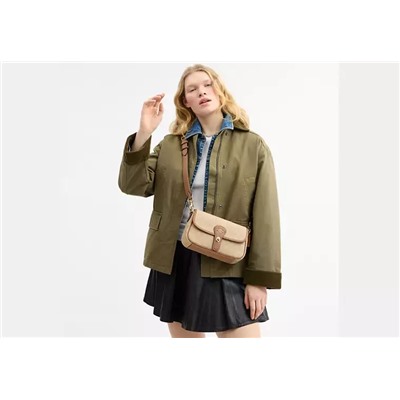 Hadley Shoulder Bag With Signature Canvas