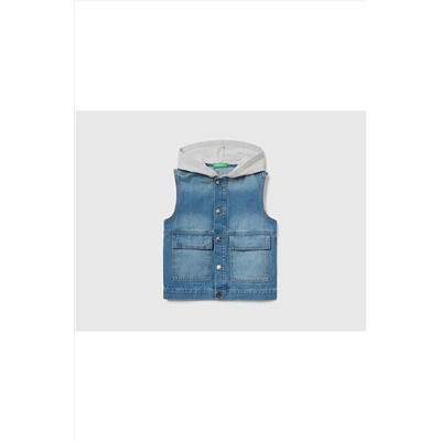 United Colors of BenettonErkek Çocuk Mix Jean Yelek Denim