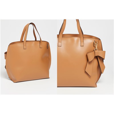 Bolso de piel Lila Camel