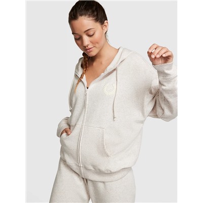 PINK Everyday Fleece Full-Zip Hoodie