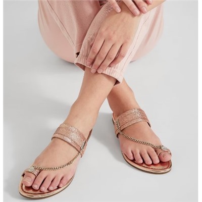 Locks Chain Sandals