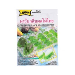 Смесь для приготовления тайского мармелада со вкусом фруктов от Lobo 115 гр / Thai Fruits Flavour Dessert Lobo 115 g