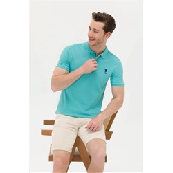 Erkek Mint Basic Polo Yaka Tişört