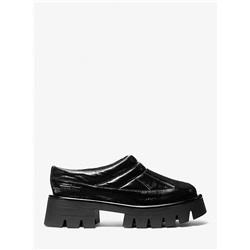Barton Crackled Patent Leather Slipper