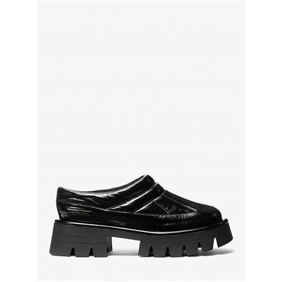 Barton Crackled Patent Leather Slipper