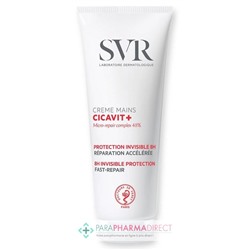 SVR CICAVIT+ CREME MAINS - Protection Invisible 8H, Réparation Accélérée 75 g